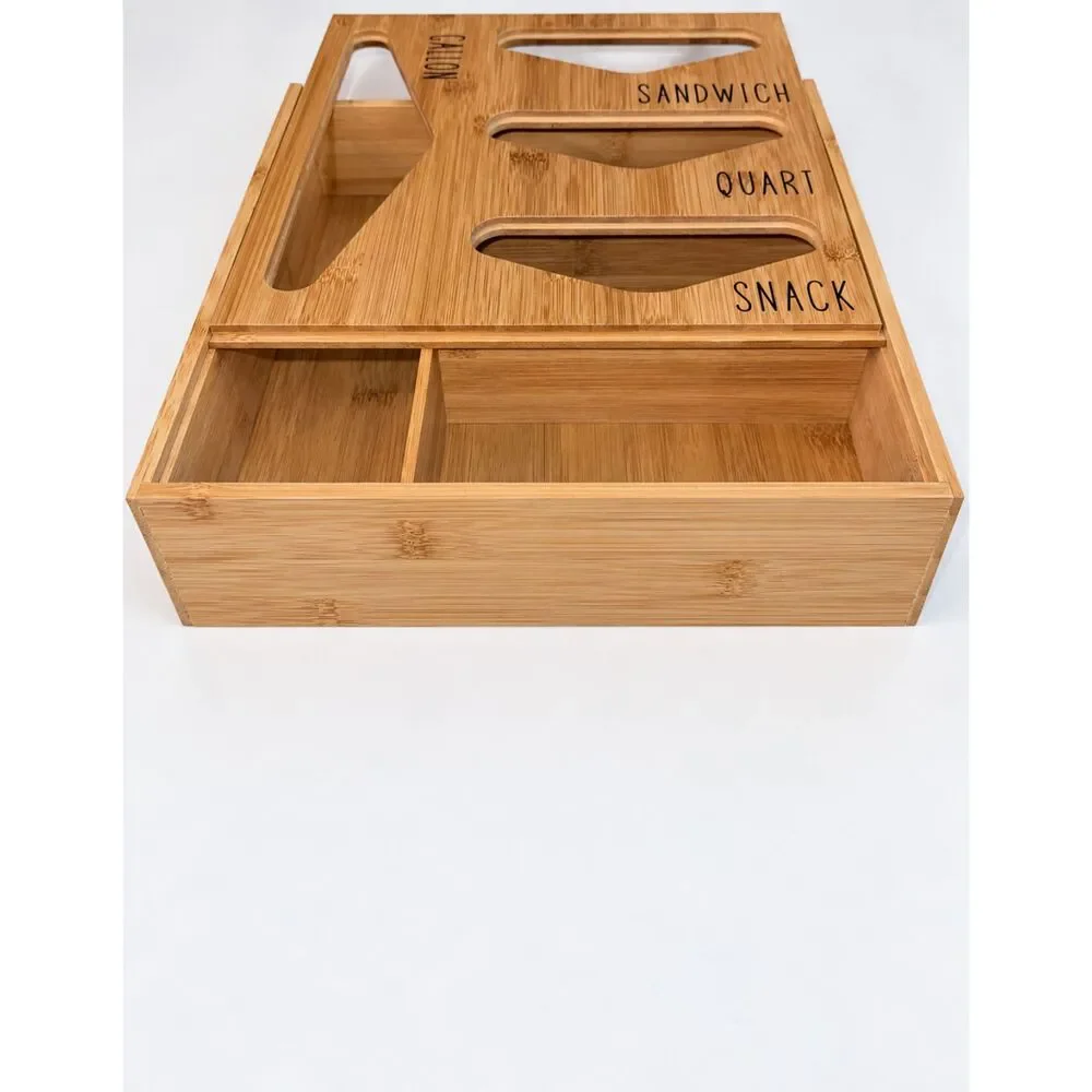 Huntington Home Bamboo Bag Organizer
